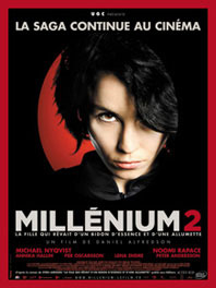 Affiche du film Millénium 2 - La Fille qui rêvait d'un bidon d'essence et d'une allumette
