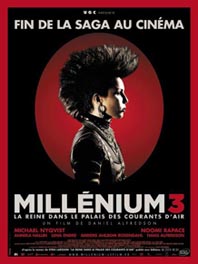 Affiche du film Millnium 3 - La Reine dans le palais des courants d'air